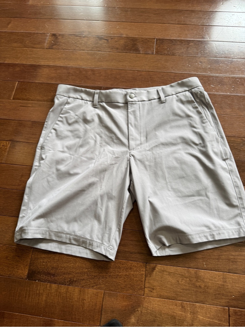 Caz Yoga Men's Shorts - Light Gray